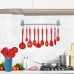 G-Well Silicone Cooking Utensils Set, Heat Resistant Silicone Kitchen Spatulas Set 11 pcs  for Nonstick Cookware, Dishwasher Safe